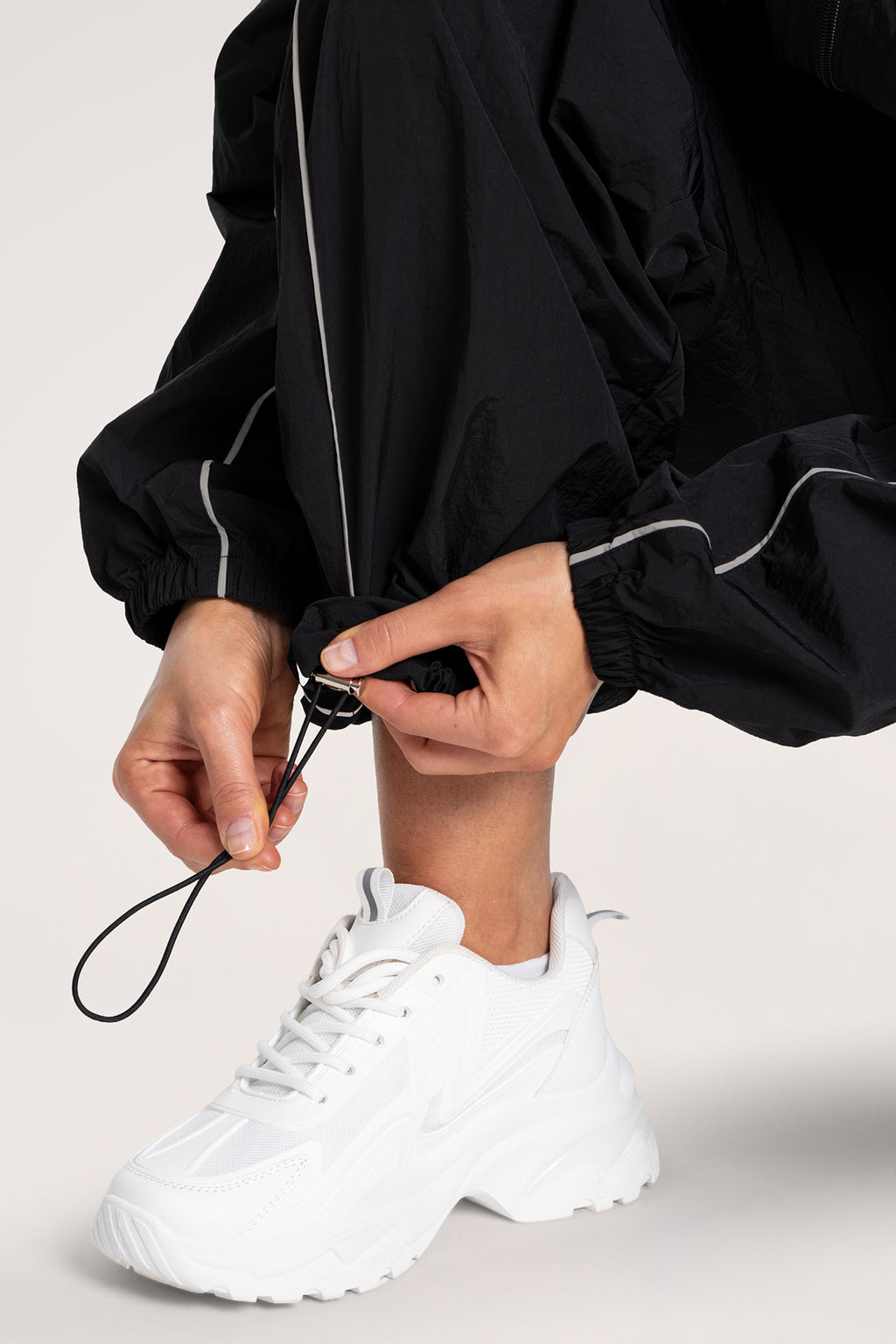 UN1FORM Nylon Pants black