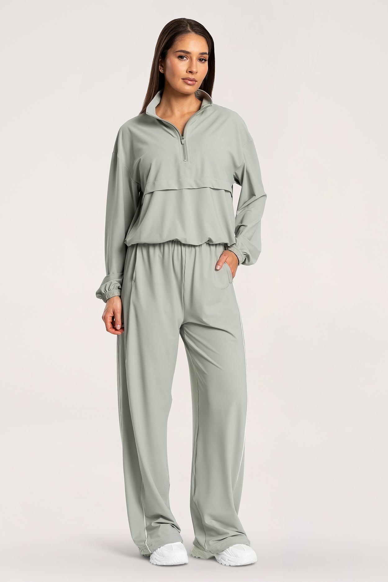 UN1FORM Slick Pants olive grey