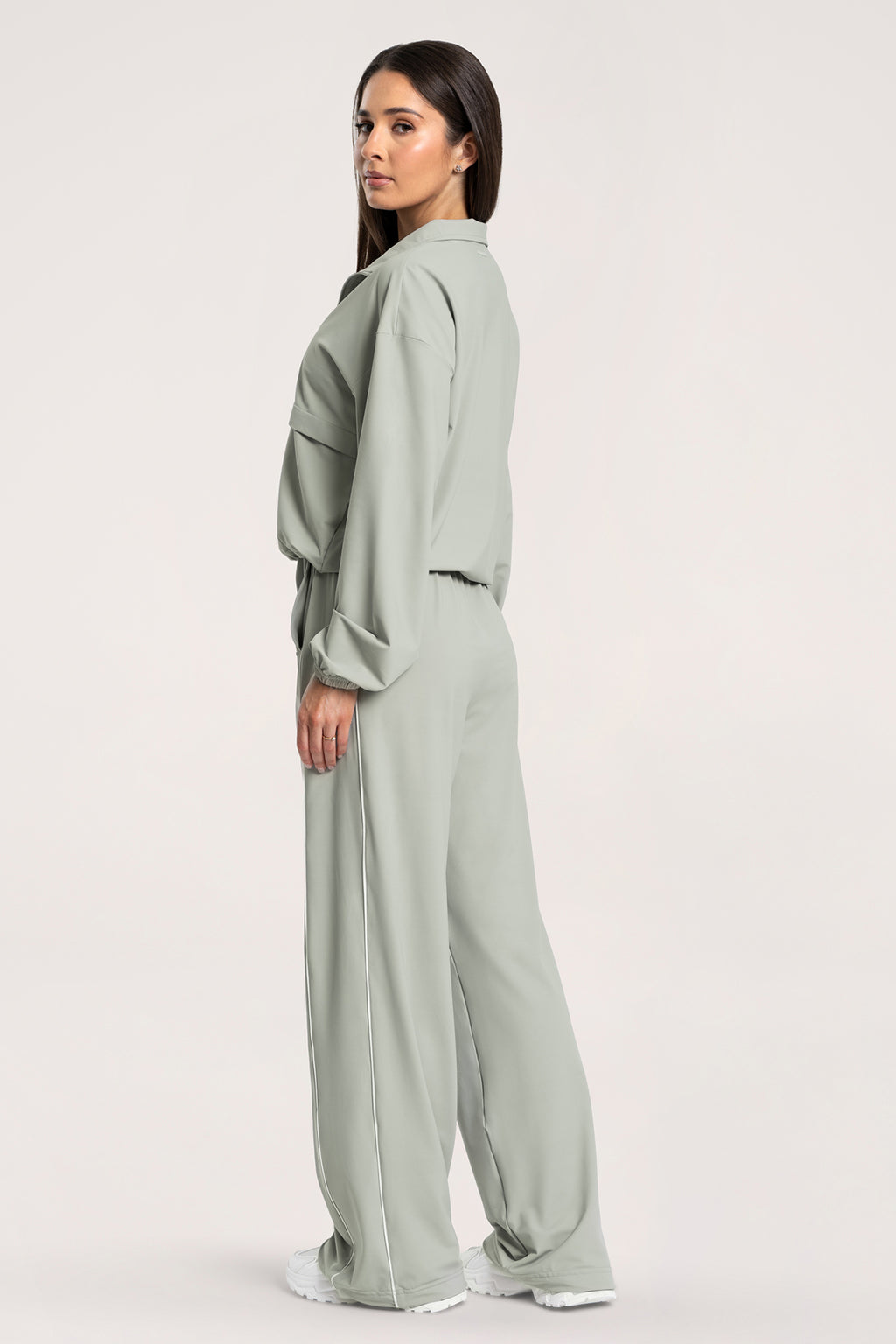 UN1FORM Slick Pants olive grey