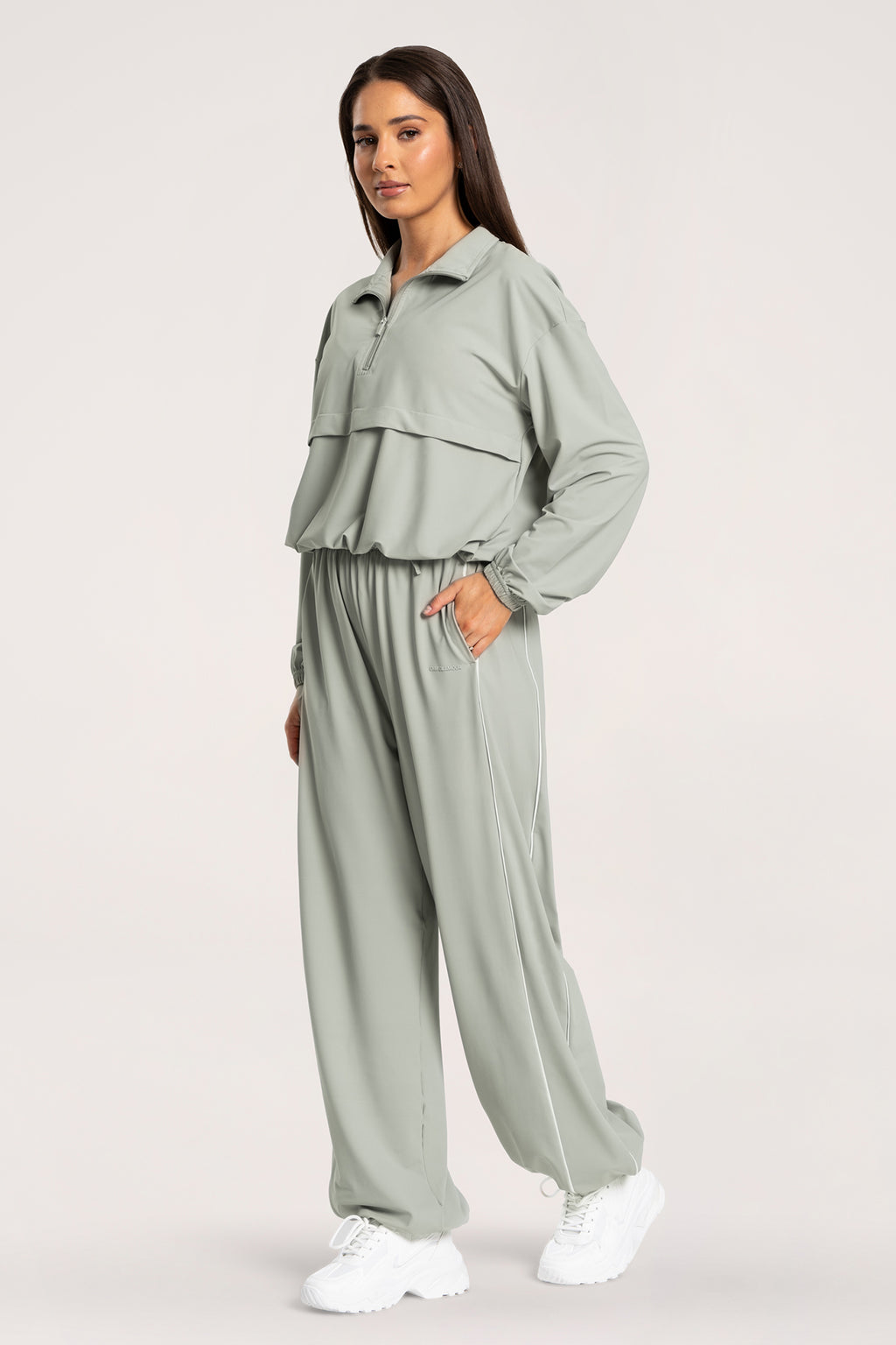 UN1FORM Slick Pants olive grey