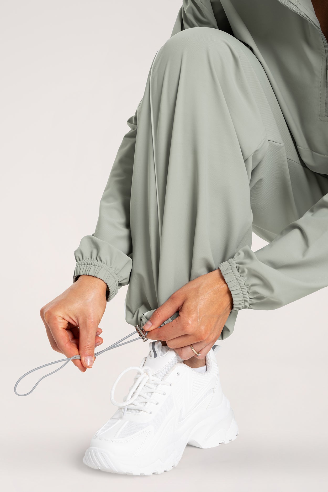 UN1FORM Slick Pants olive grey