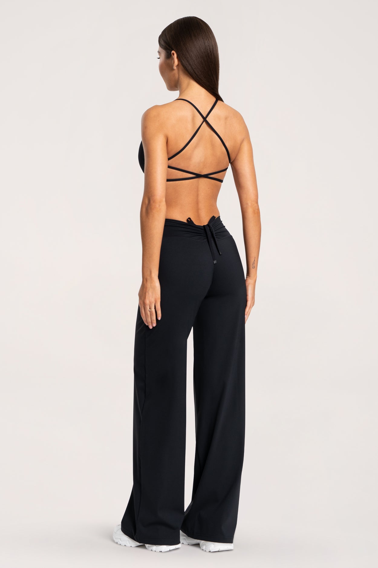 UN1FORM booty tie Pants black