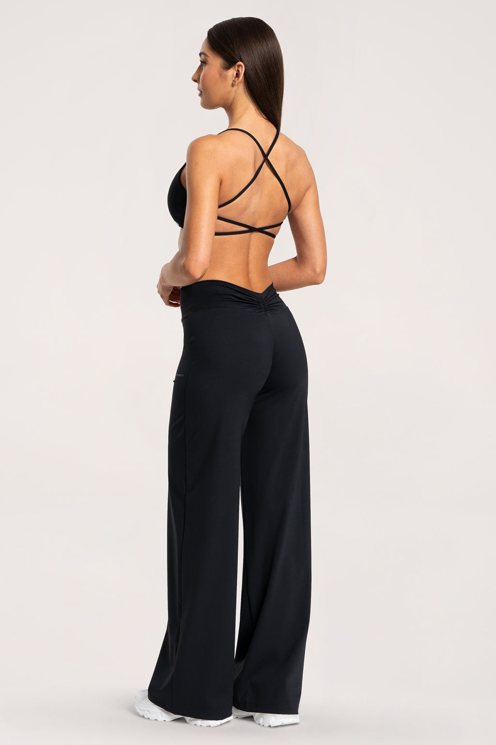 UN1FORM booty tie Pants black