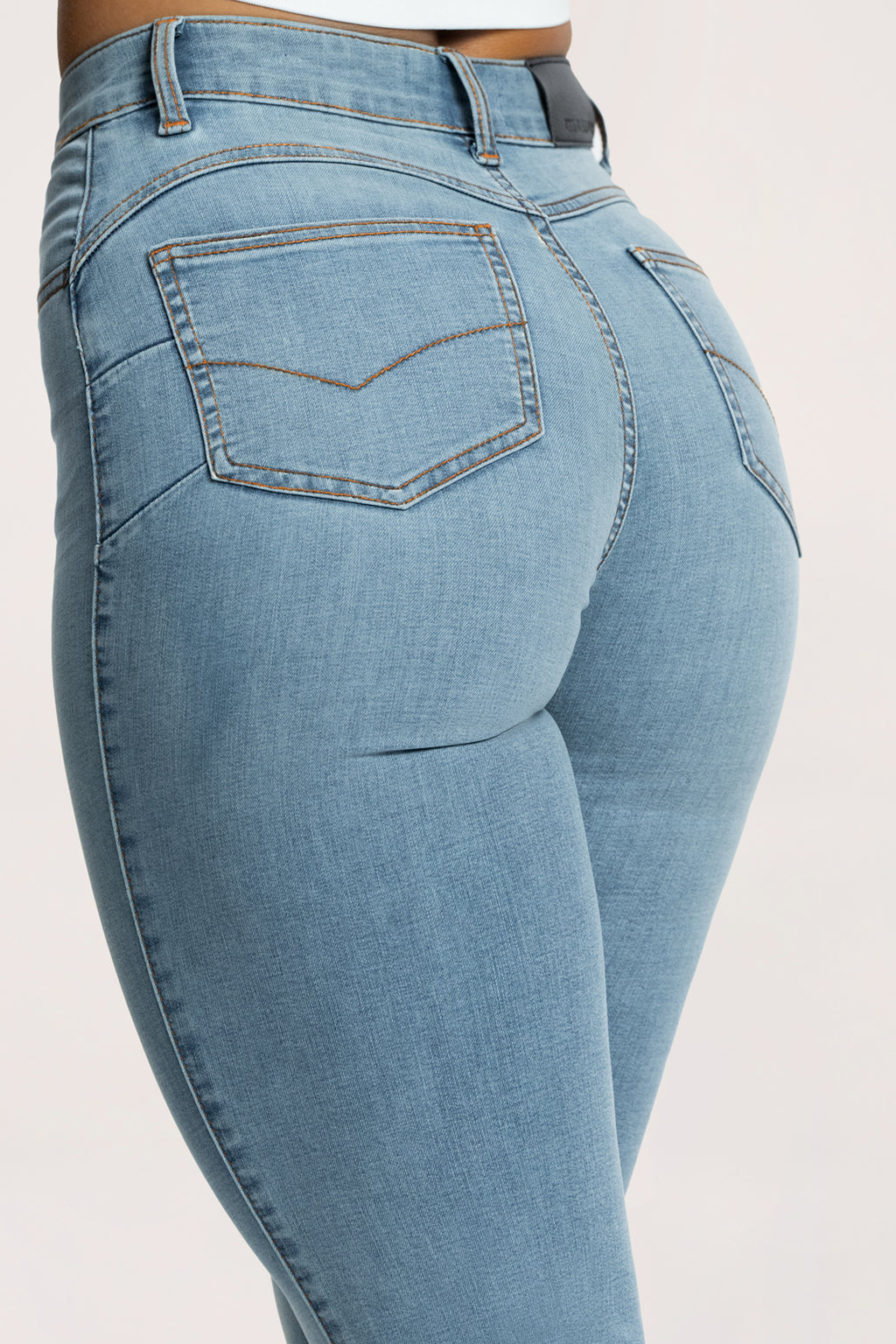 Perfect slim flare jeans light blue