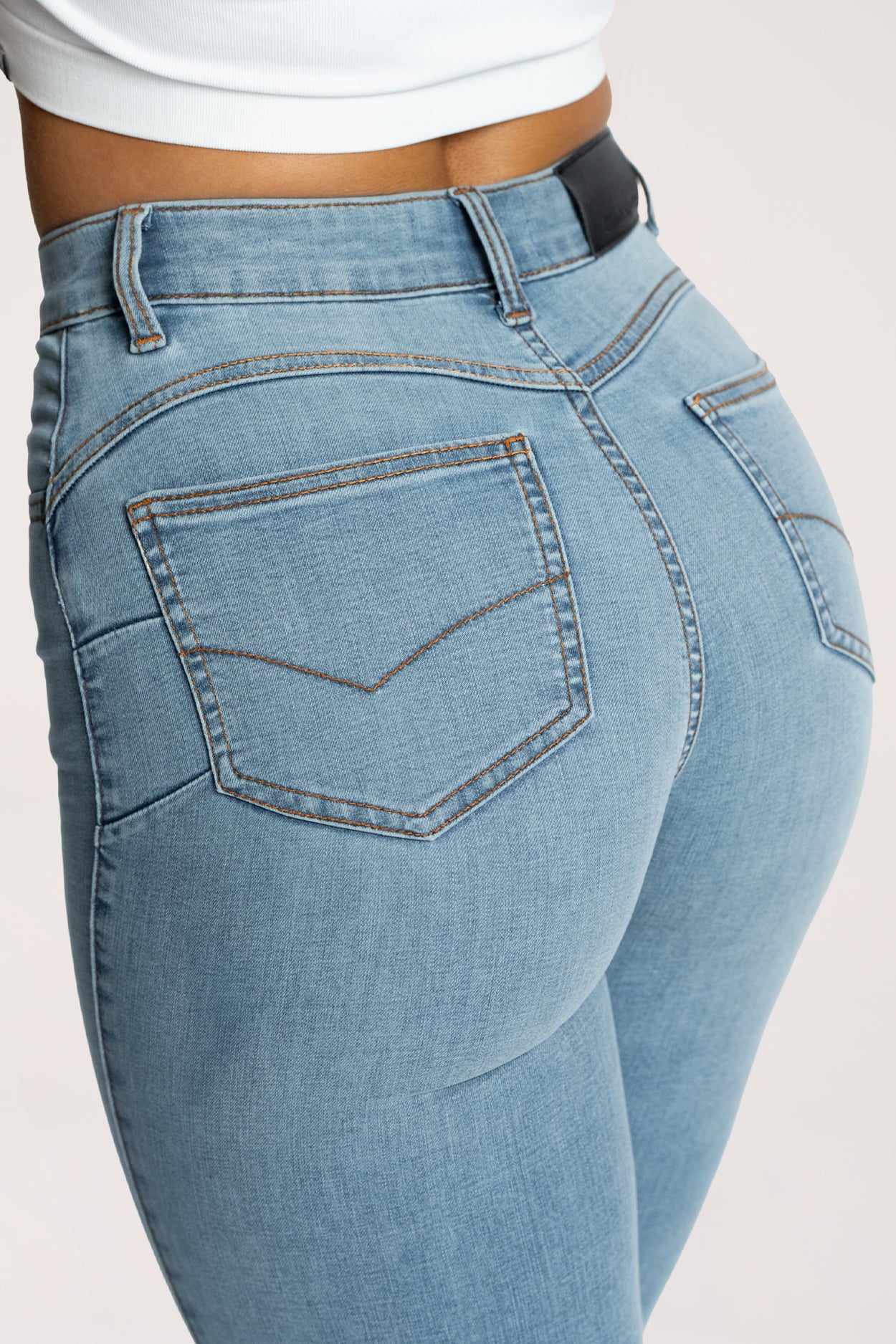 Perfect slim flare jeans light blue