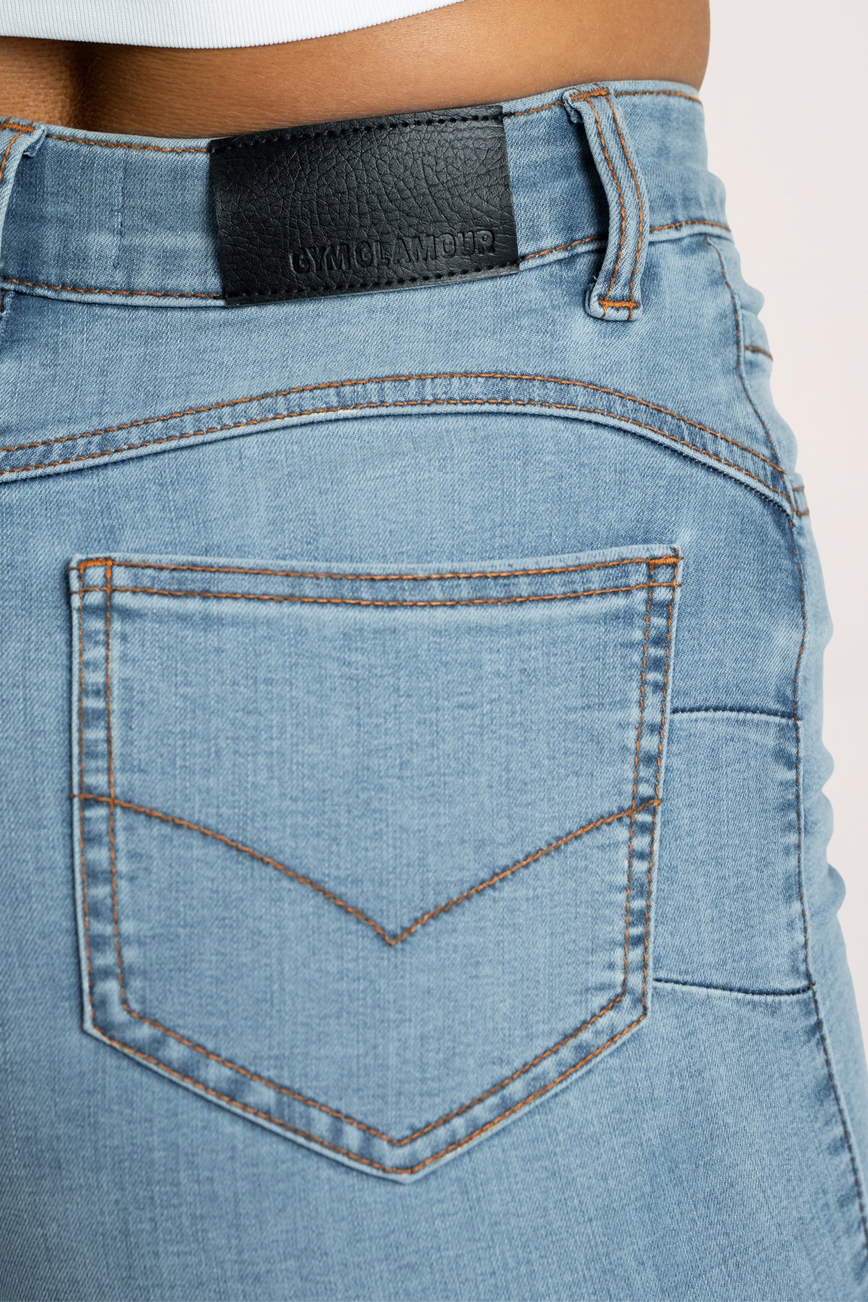 Perfect slim flare jeans light blue
