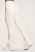 Perfect slim flare jeans off white