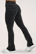 Perfect slim flare jeans black
