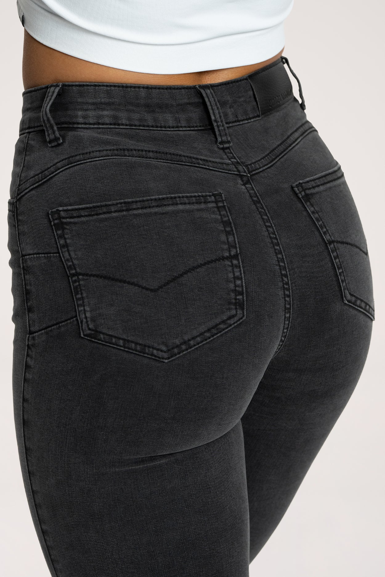 Perfect slim flare jeans black