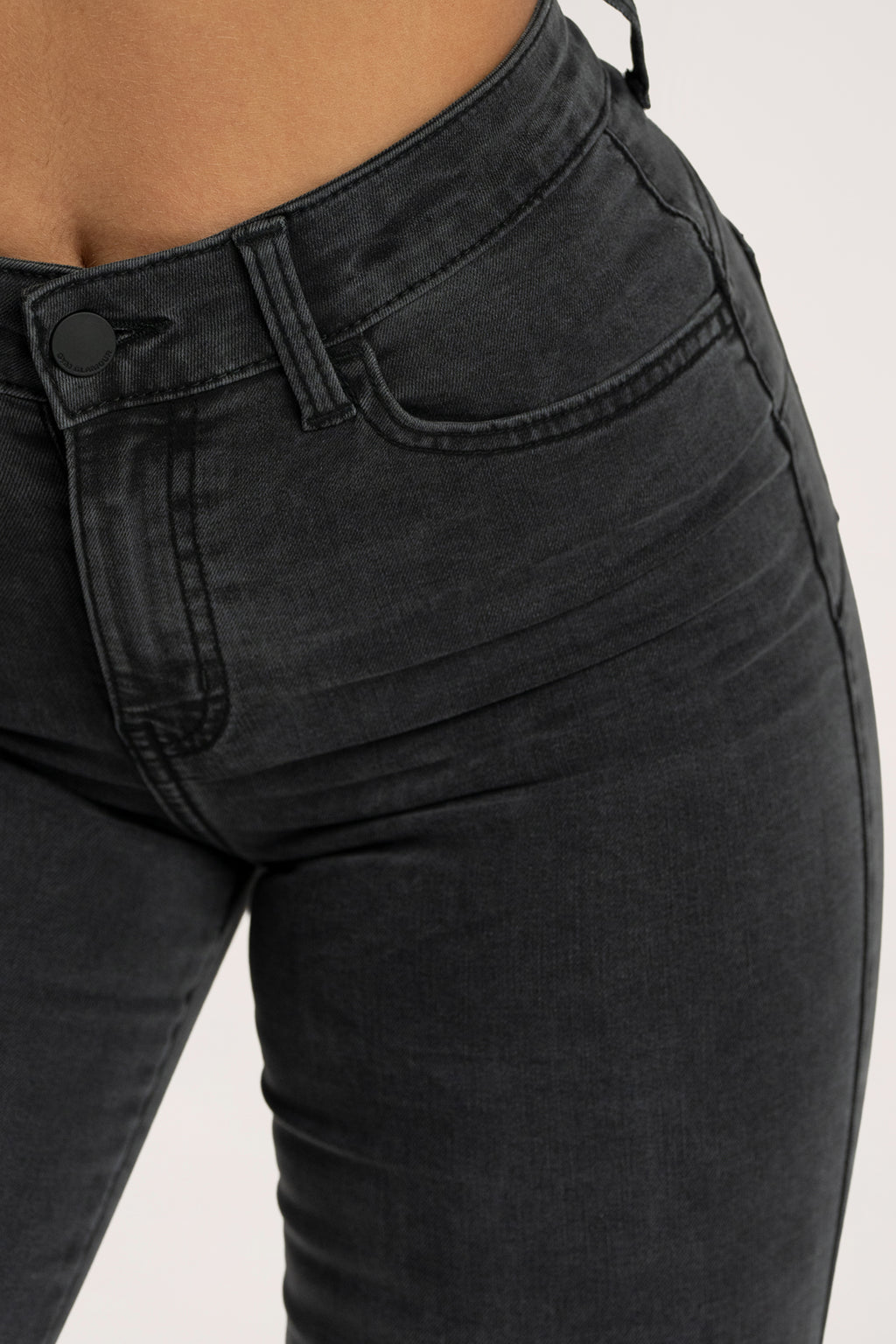 Perfect slim flare jeans black