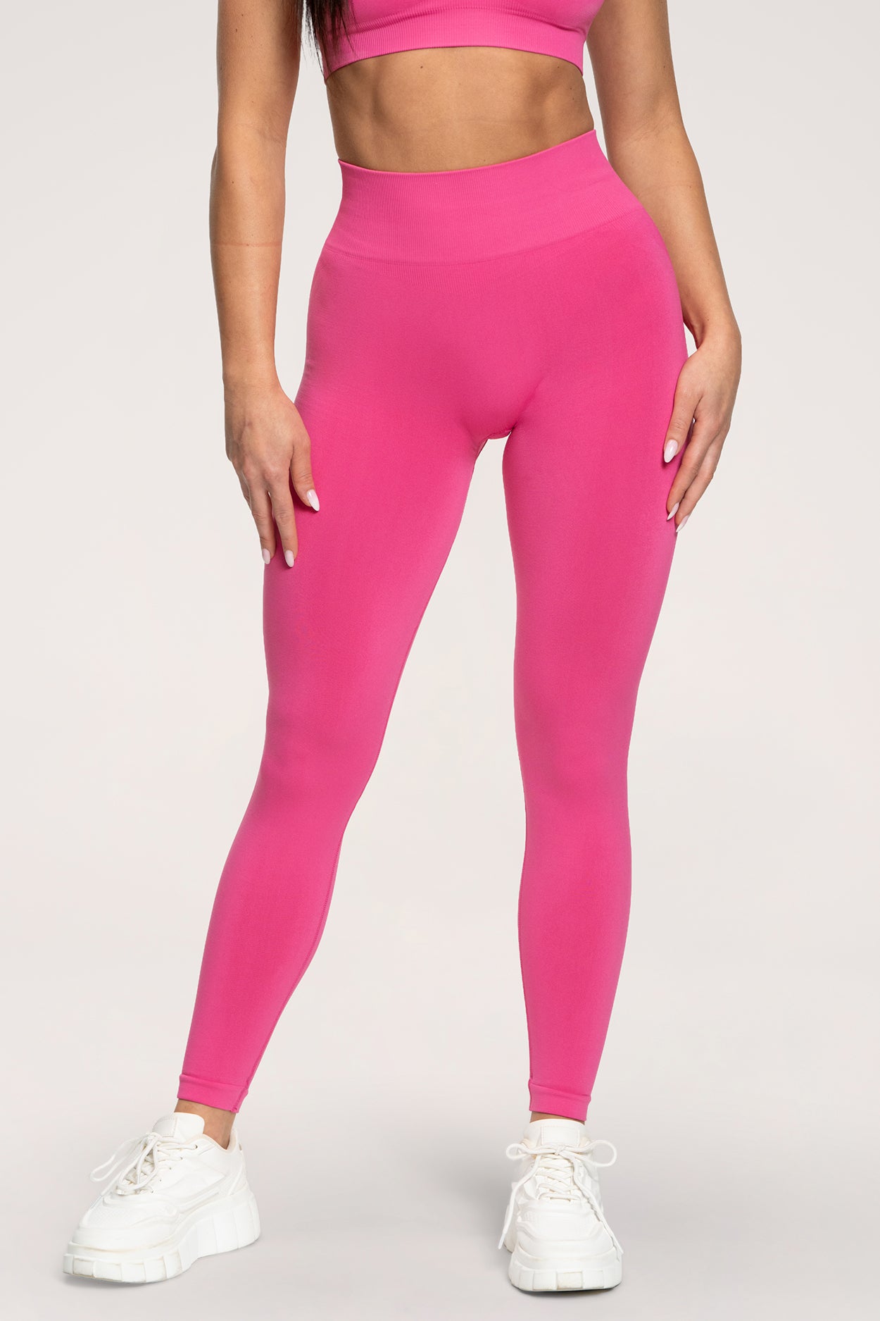 Fake BBL leggings hot pink