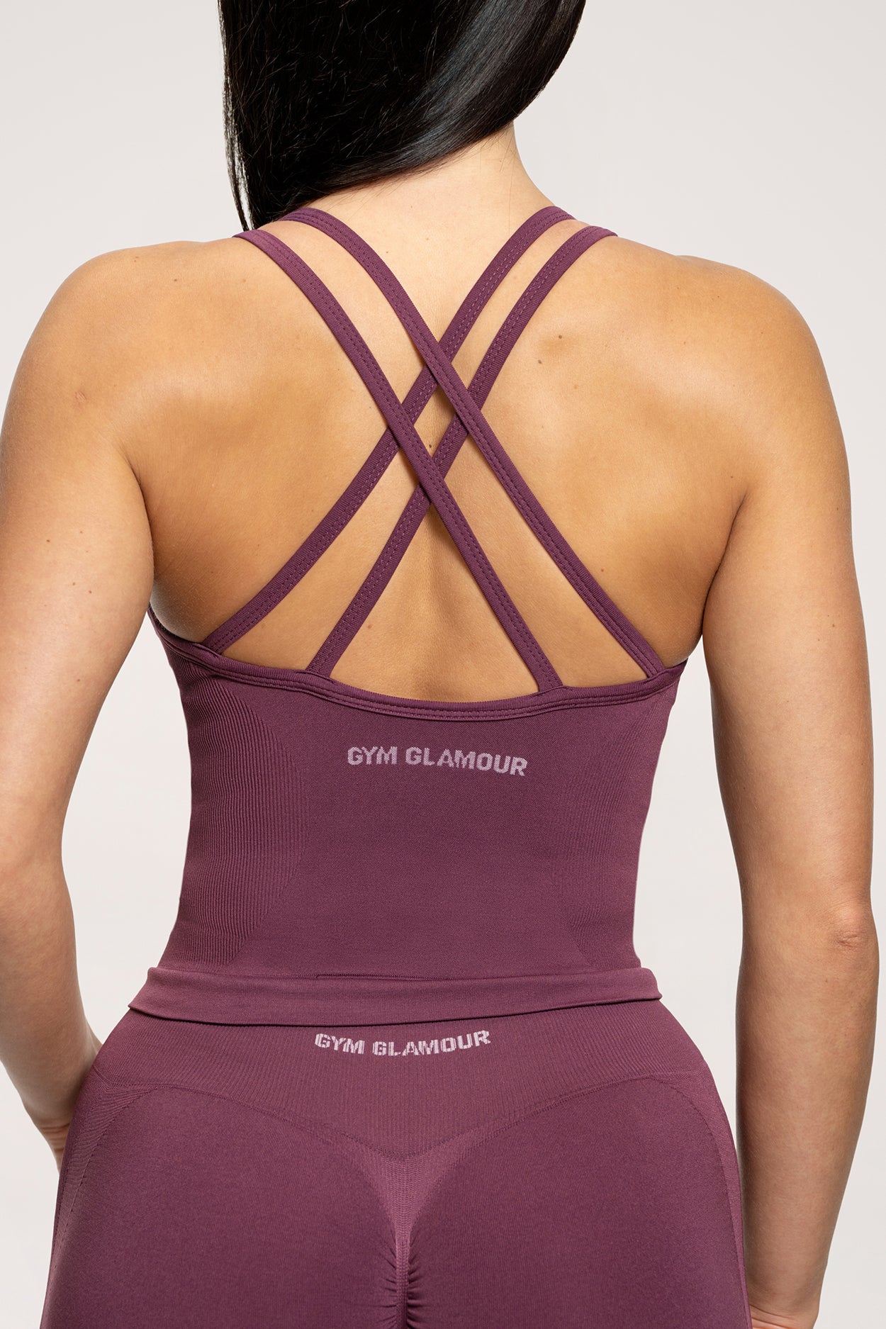 Fake BBL top maroon