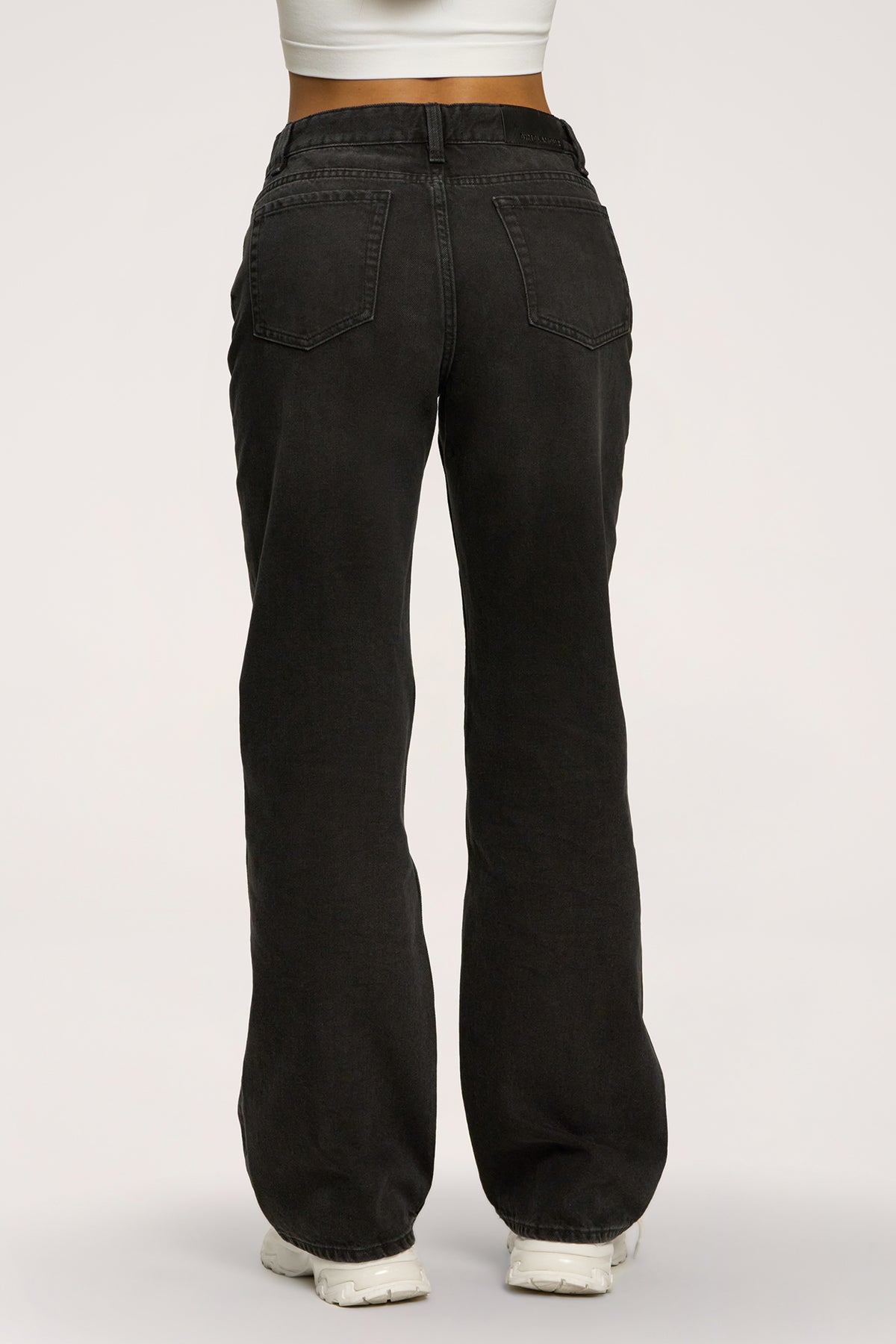 Wide relaxed jeans black