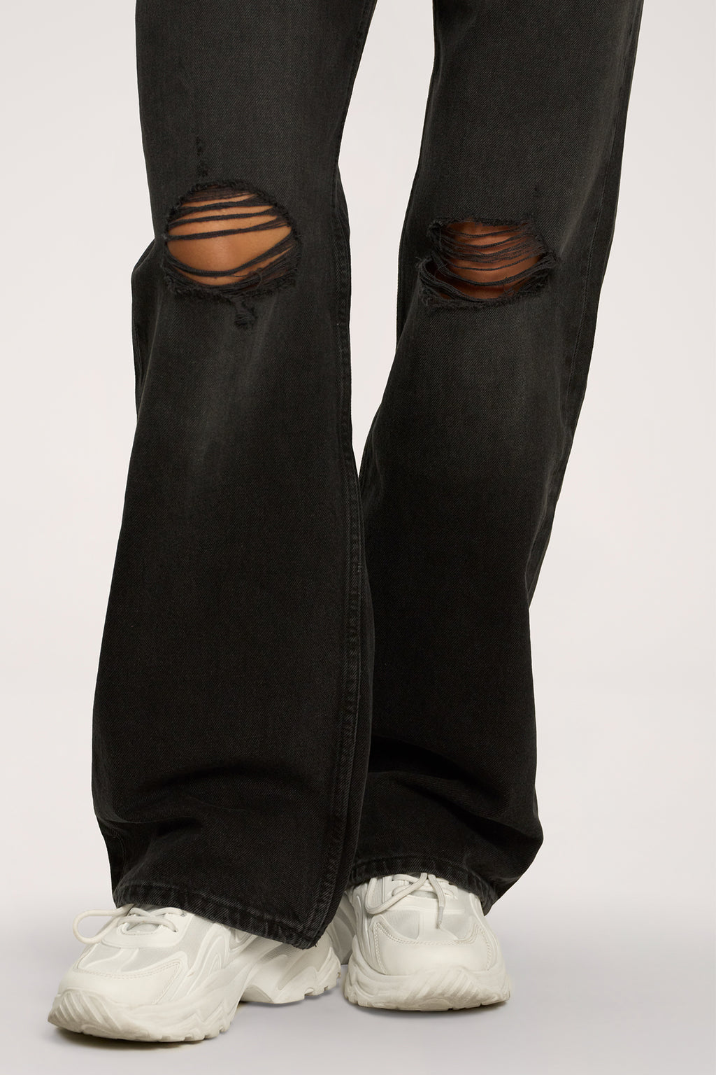 Wide relaxed jeans black