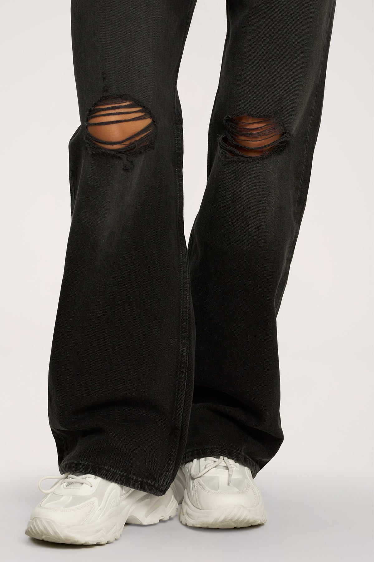 Wide relaxed jeans black
