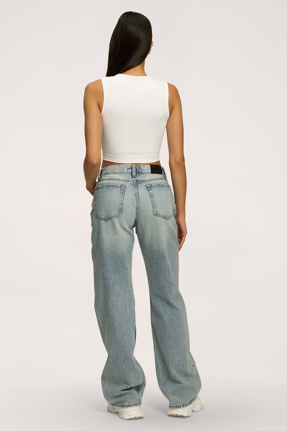 Wide relaxed jeans light blue