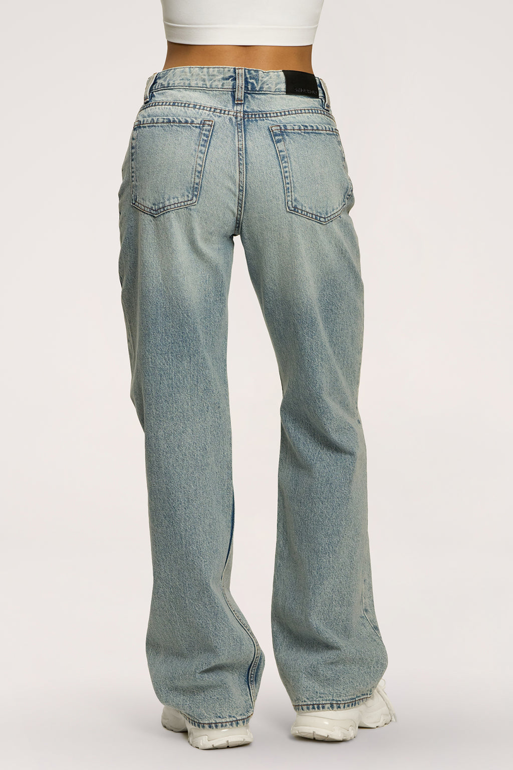Wide relaxed jeans light blue