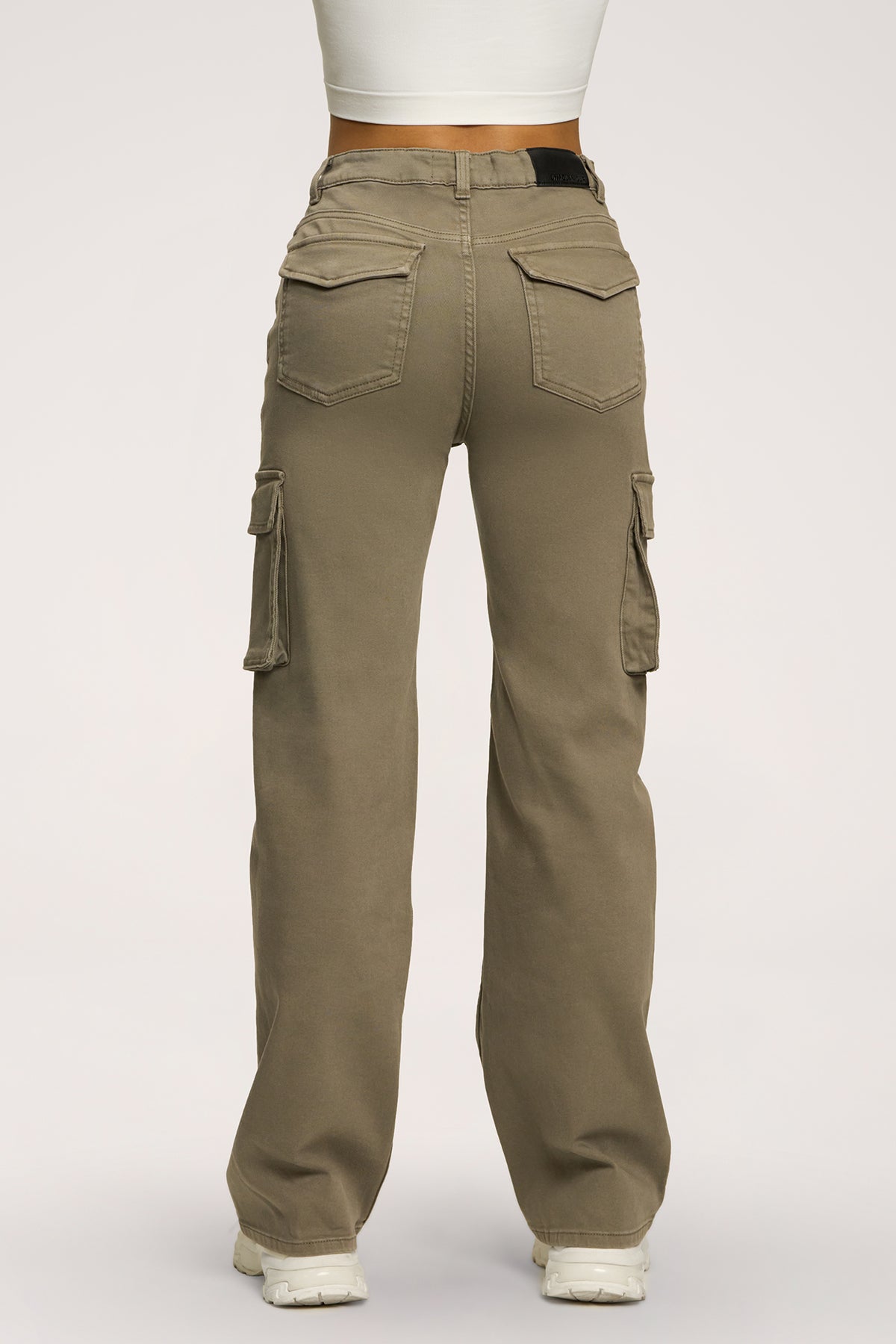 Cargo jeans green olive