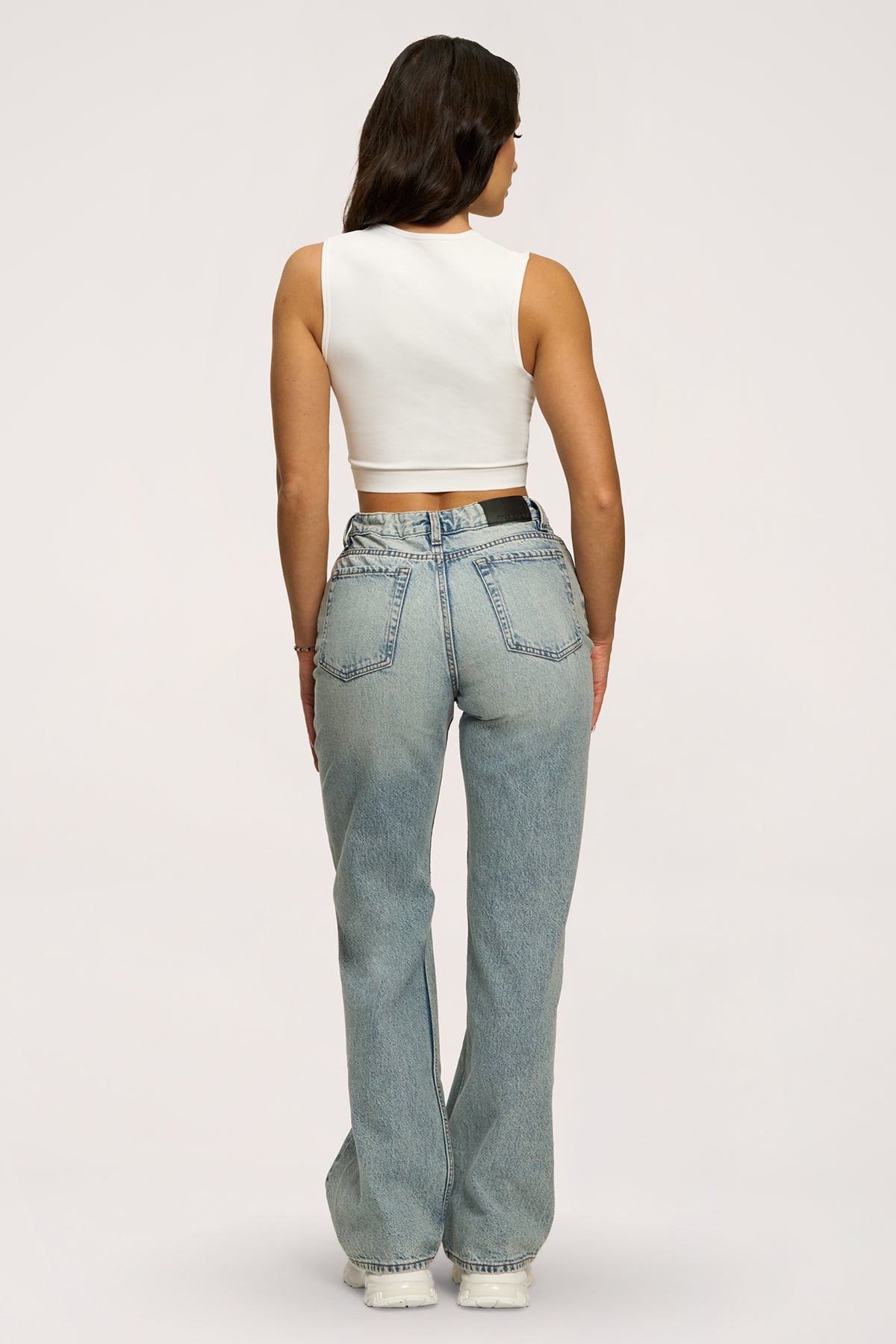 Wide relaxed jeans light blue