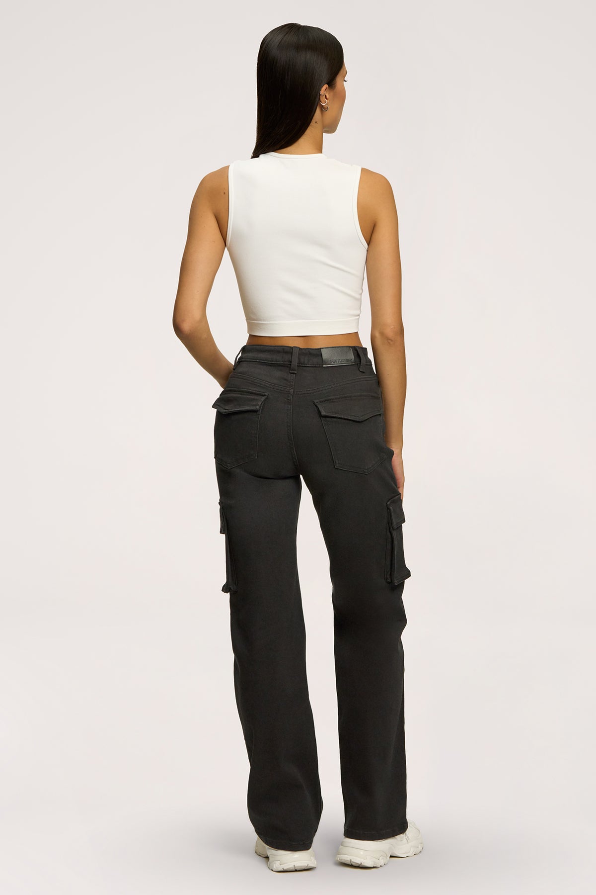 Cargo jeans black