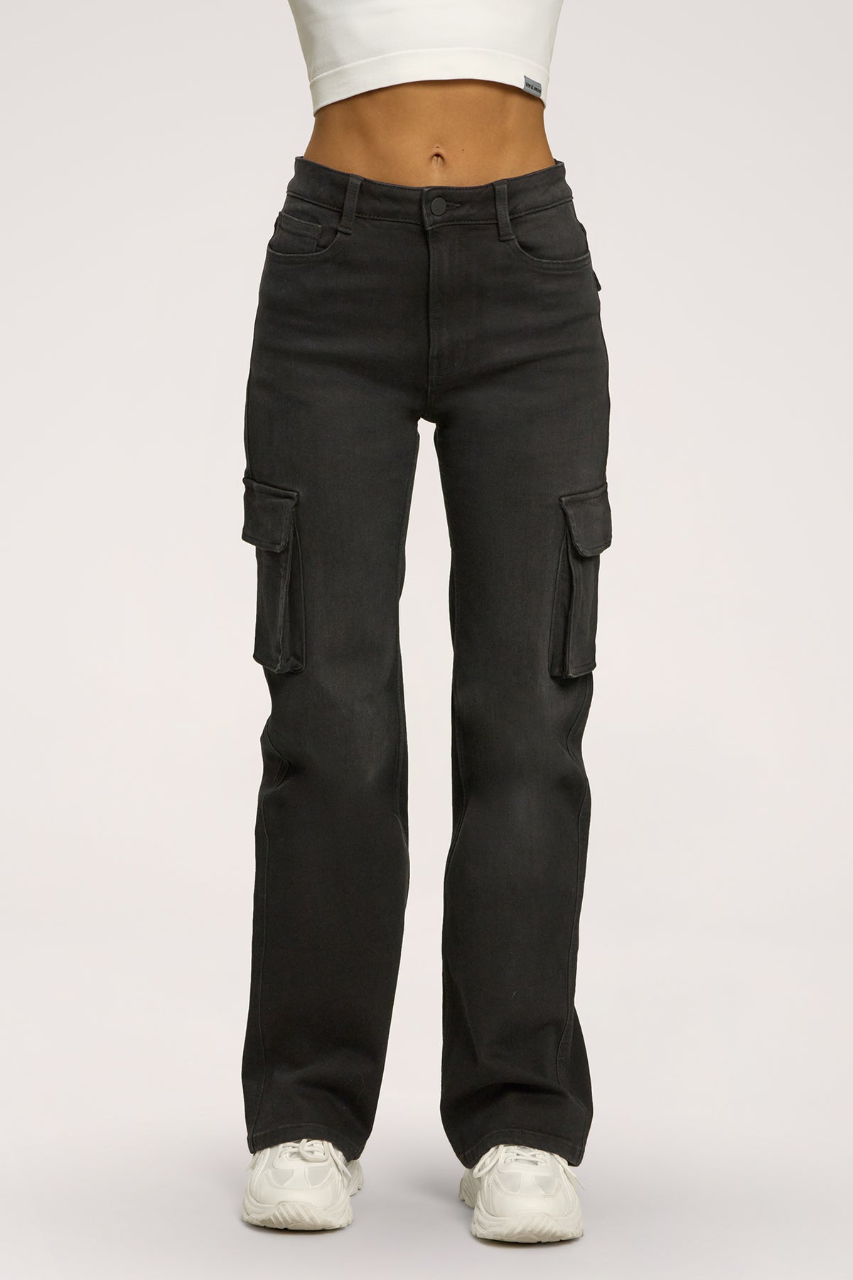 Cargo jeans black