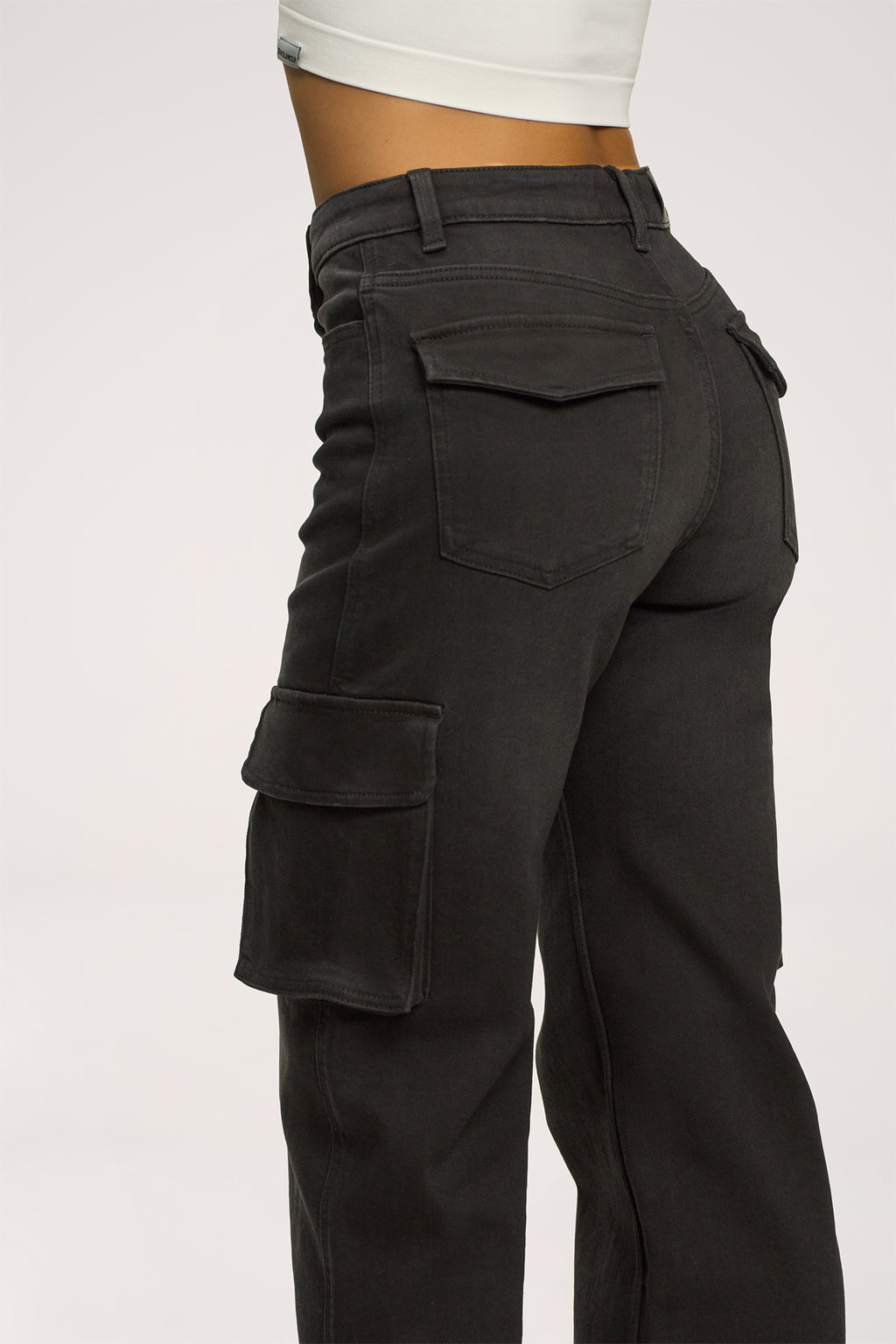Cargo jeans black