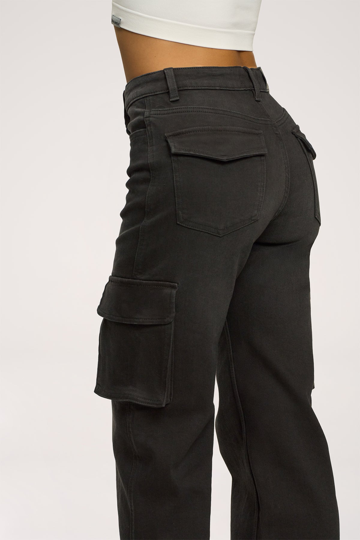 Cargo jeans black