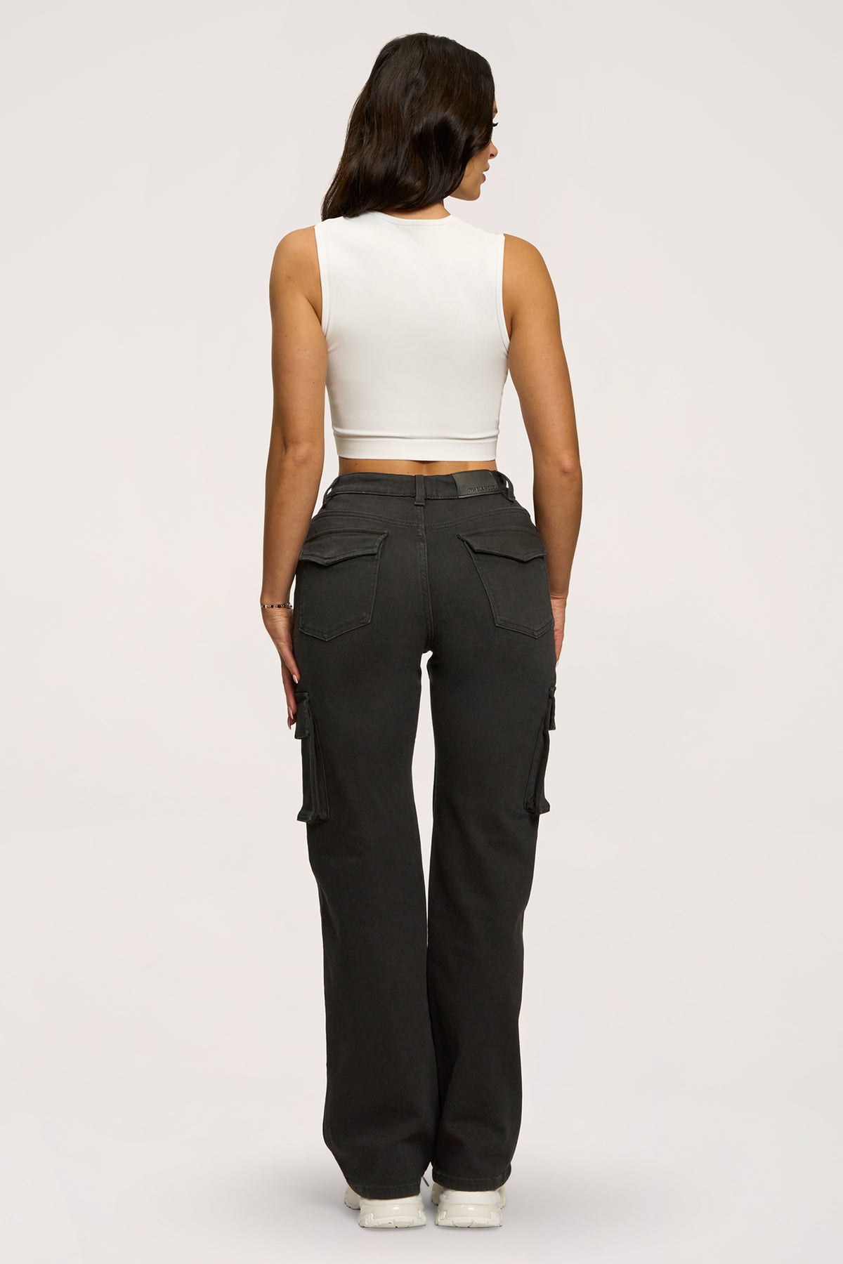Cargo jeans black