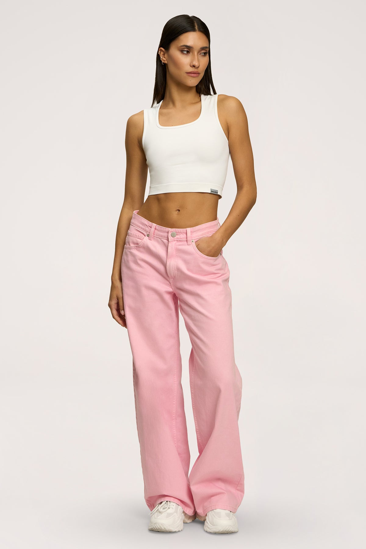 Boyfriend jeans pink