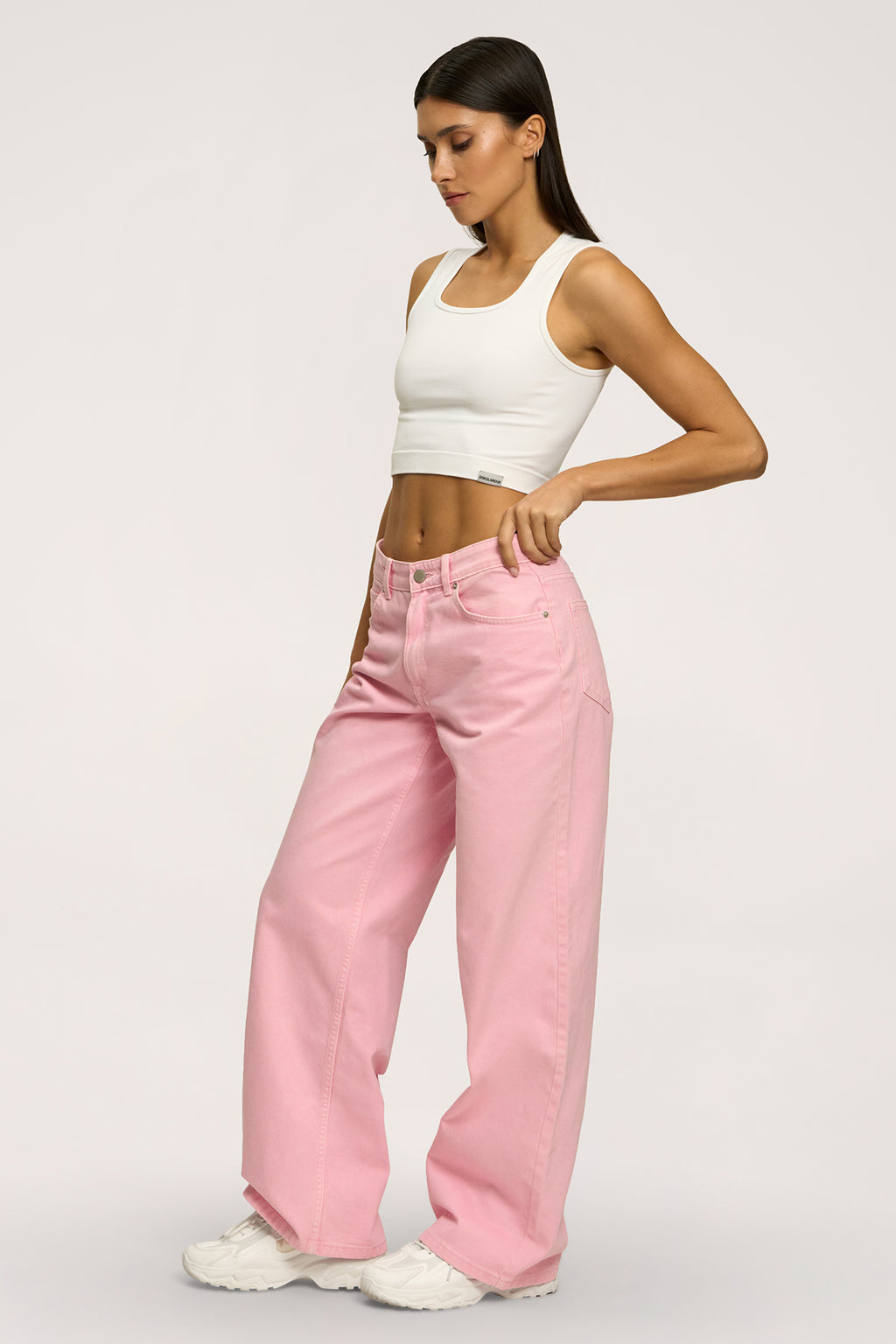 Boyfriend jeans pink