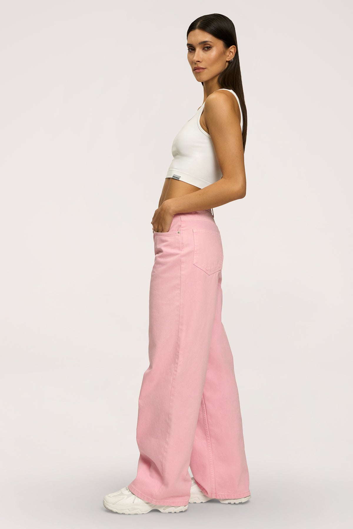 Boyfriend jeans pink