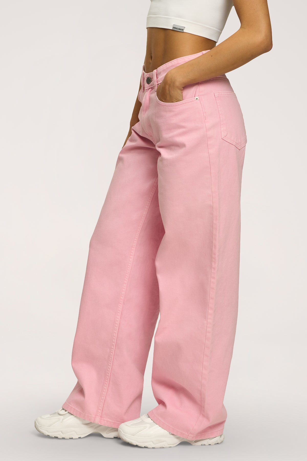 Boyfriend jeans pink