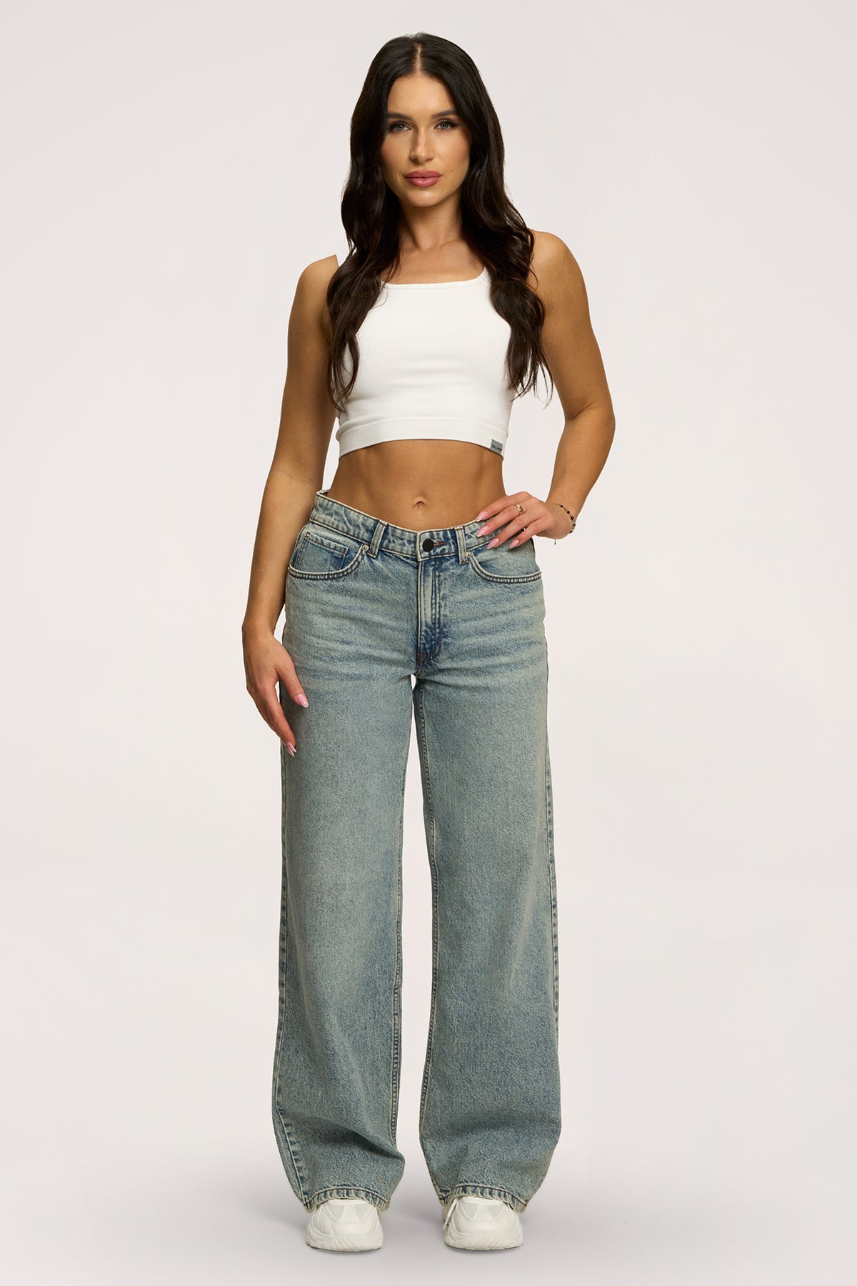 Boyfriend jeans light blue