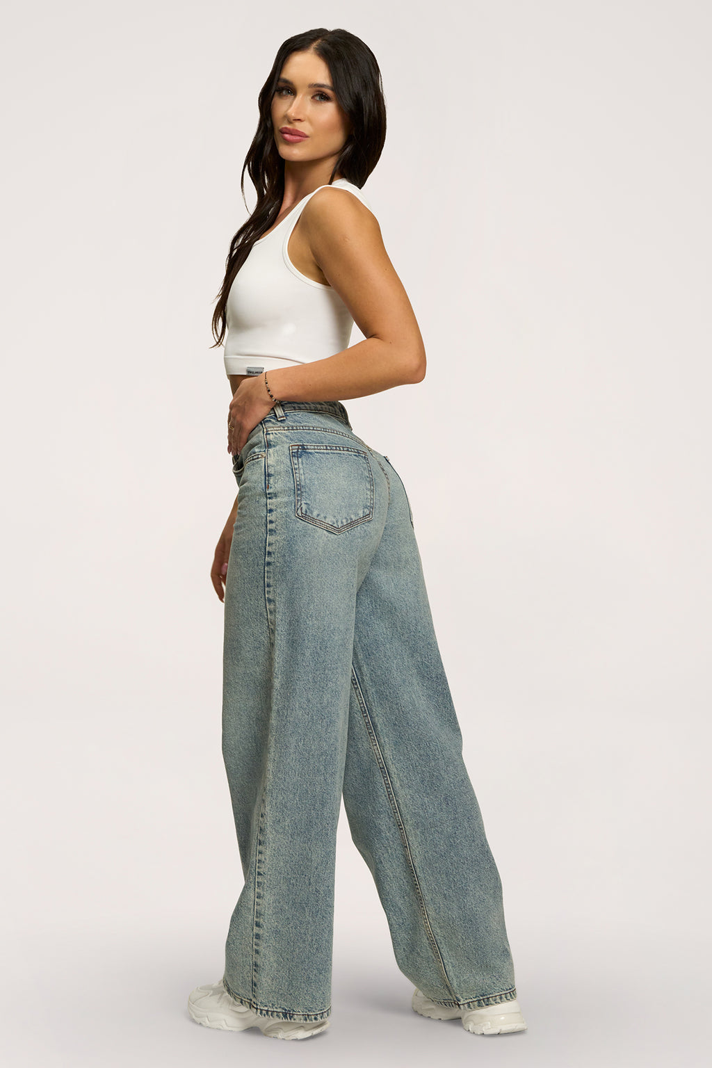 Boyfriend jeans light blue