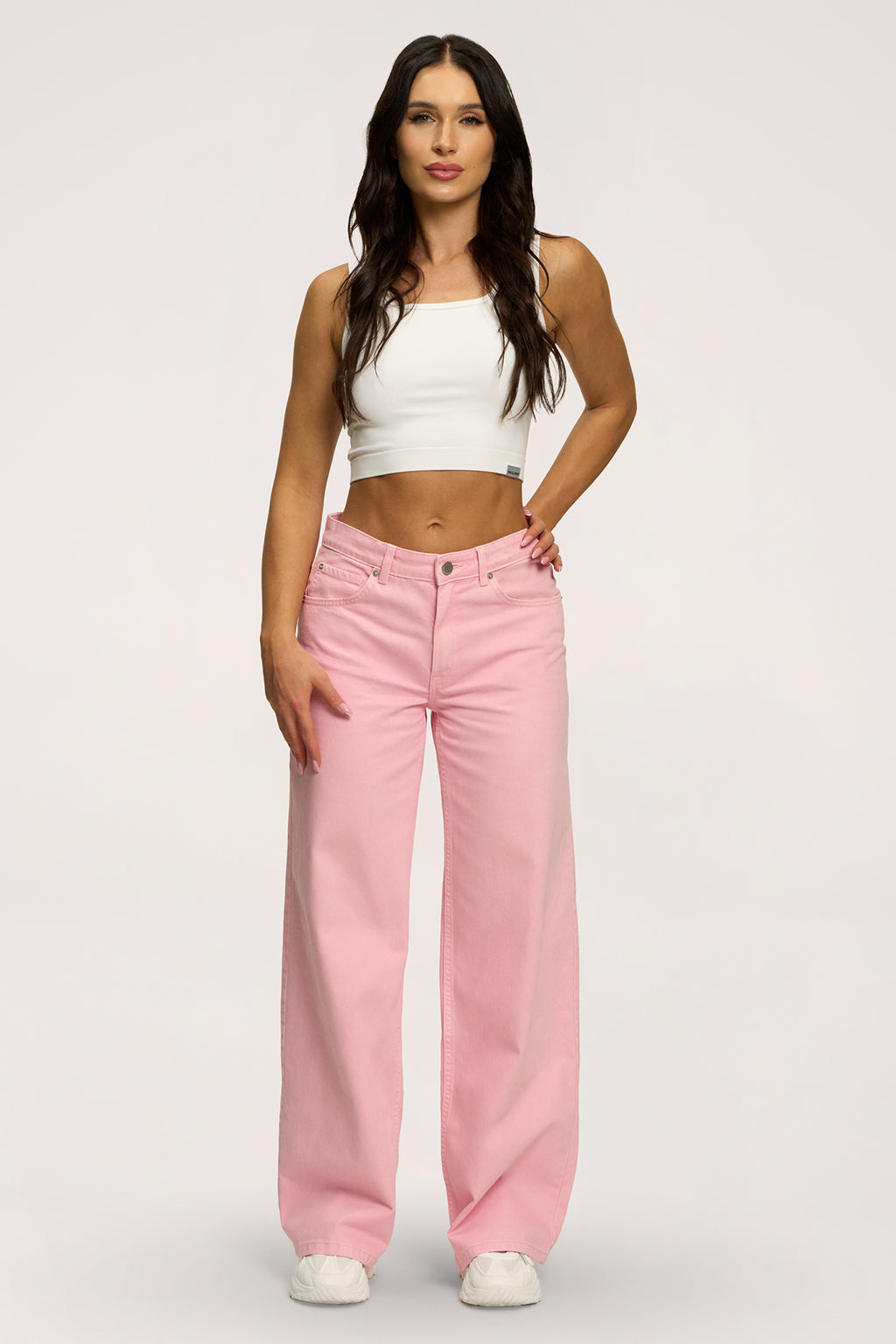 Boyfriend jeans pink