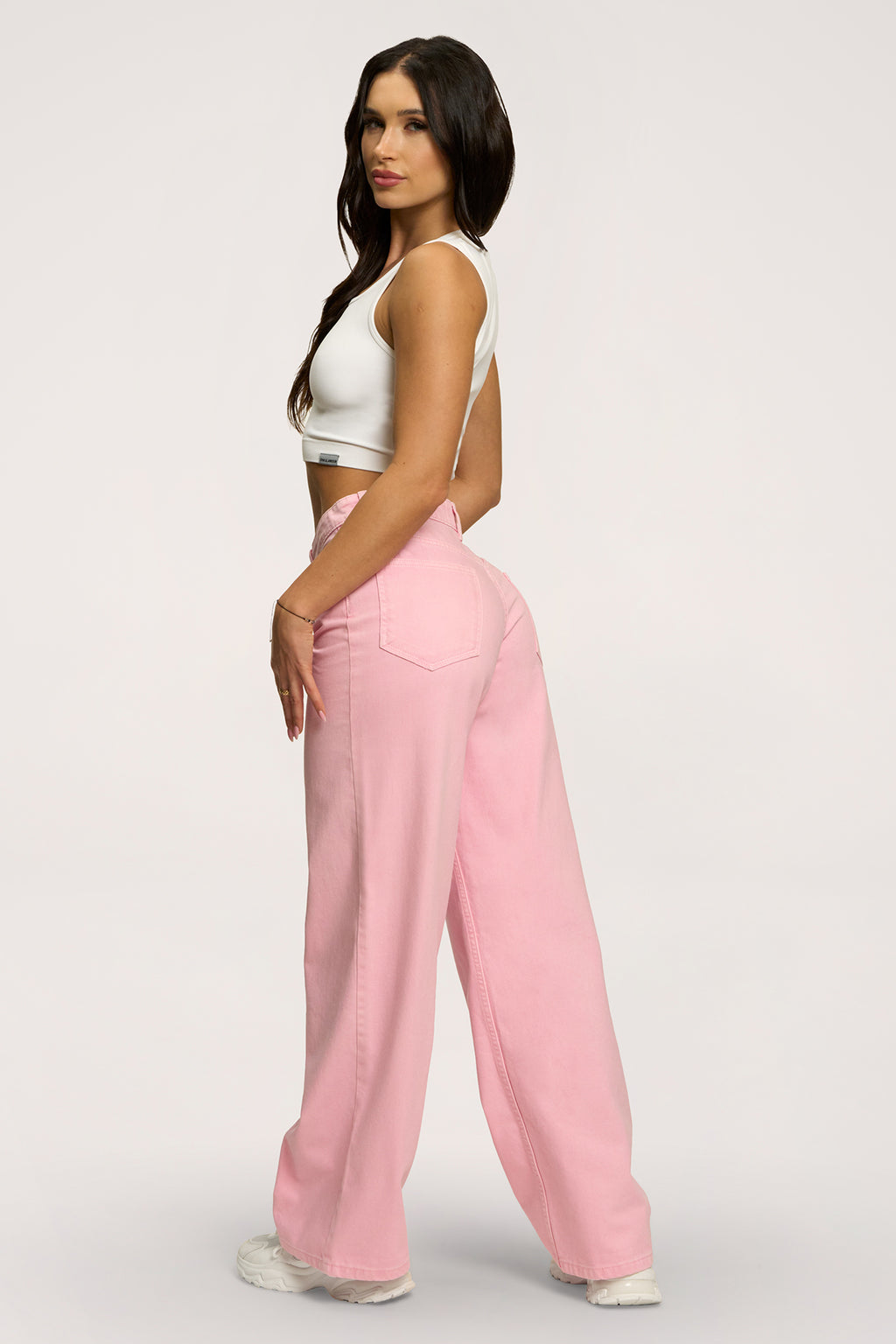 Boyfriend jeans pink