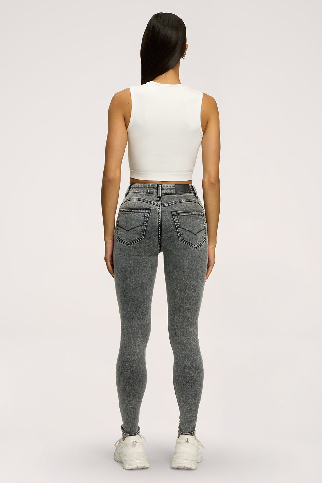 Skinny perfect slim jeans light grey