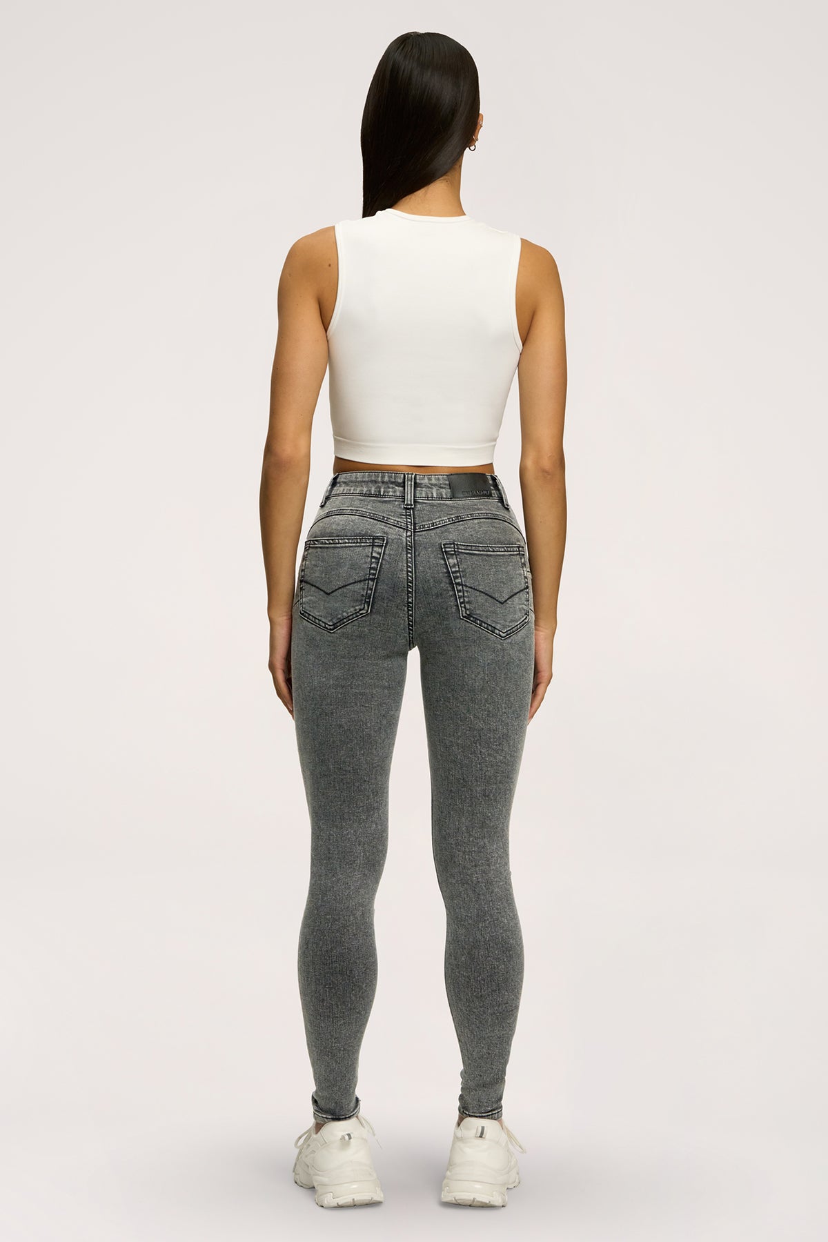 Skinny perfect slim jeans light grey