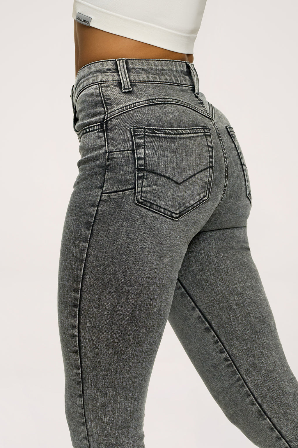 Skinny perfect slim jeans light grey