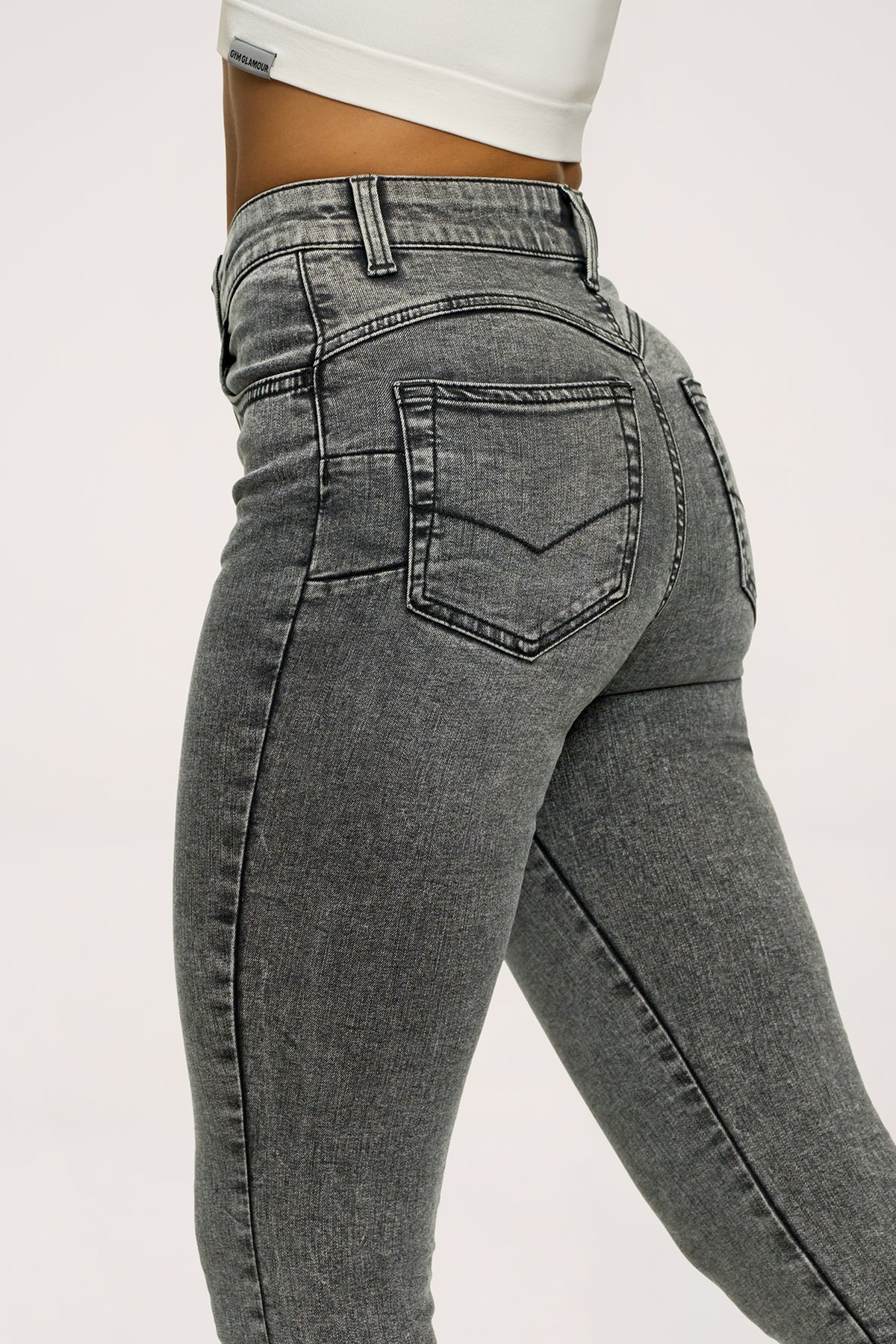 Skinny perfect slim jeans light grey