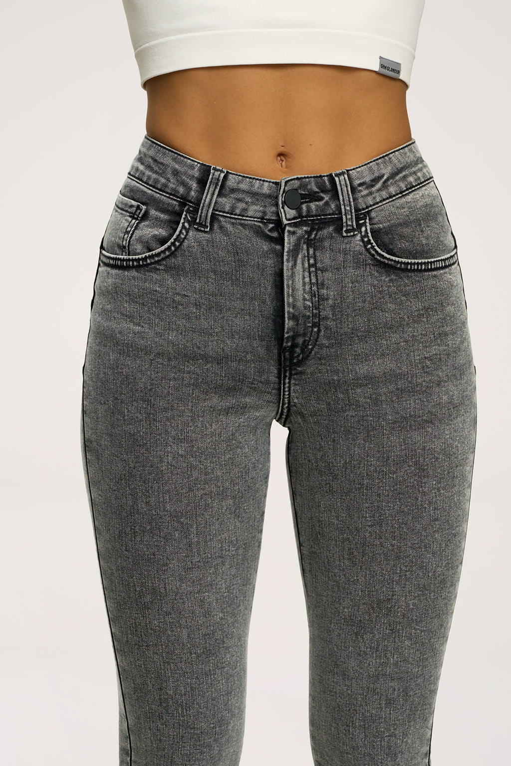 Skinny perfect slim jeans light grey