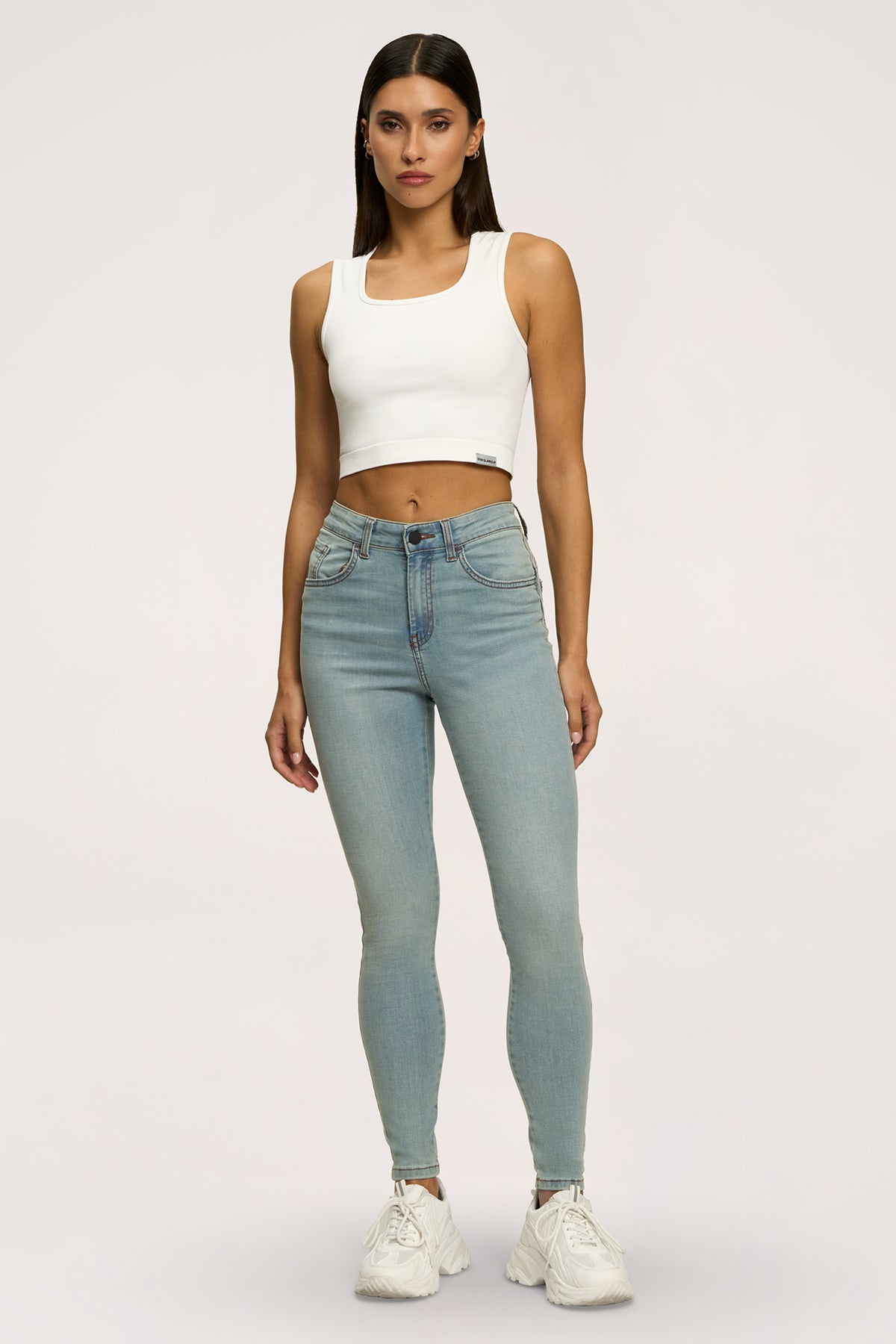 Skinny perfect slim jeans light blue