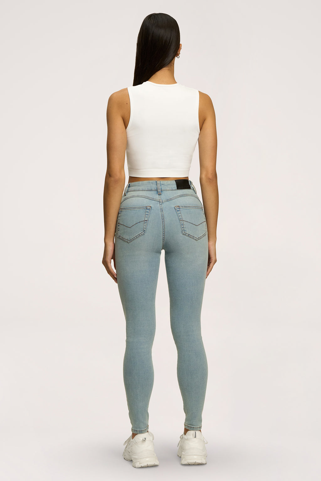 Skinny perfect slim jeans light blue