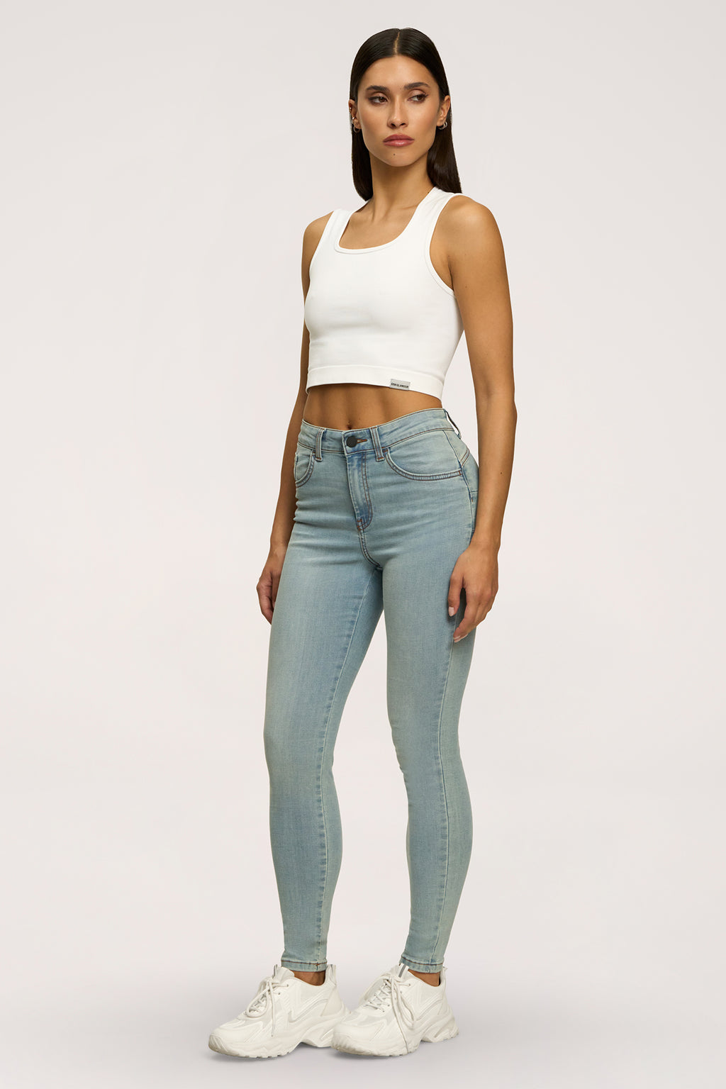 Skinny perfect slim jeans light blue
