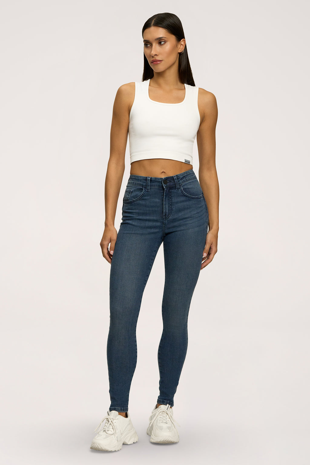 Skinny perfect slim jeans navy blue