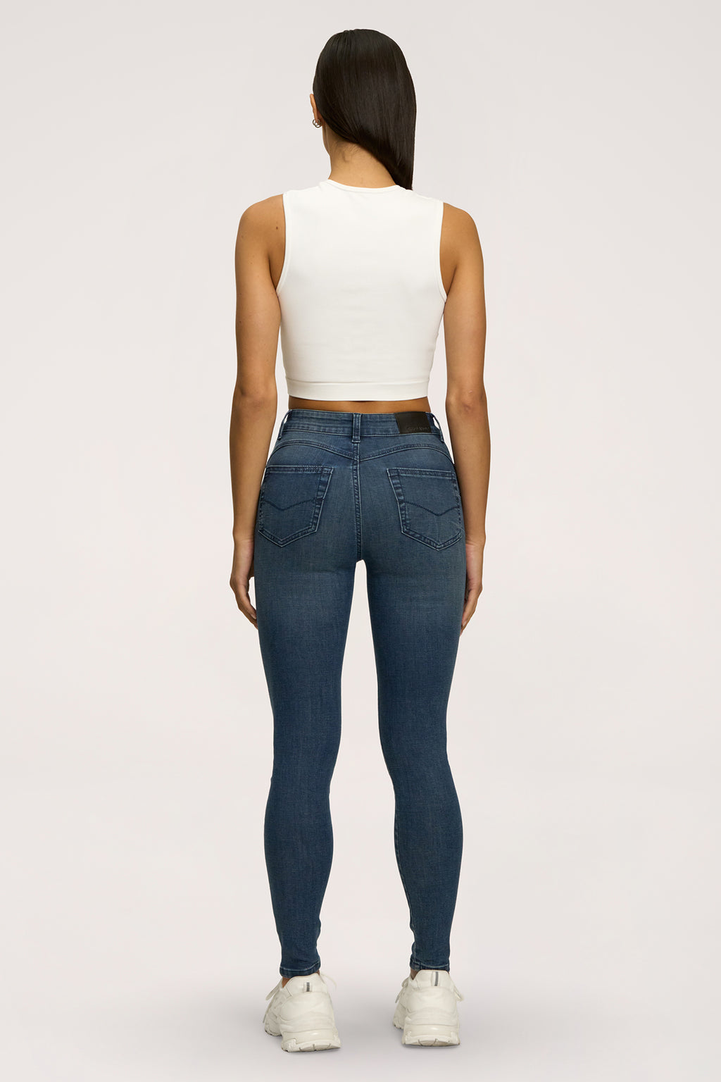 Skinny perfect slim jeans navy blue