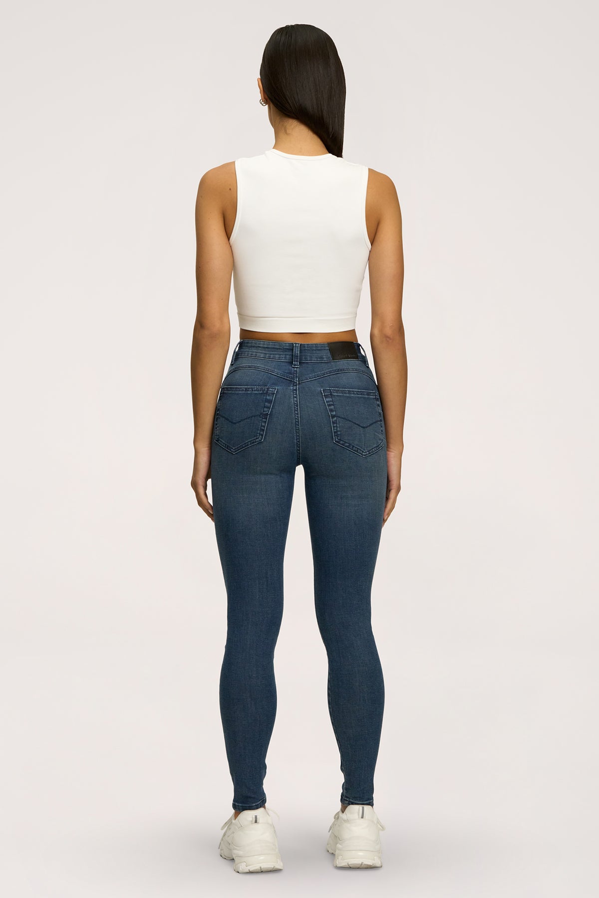 Skinny perfect slim jeans navy blue