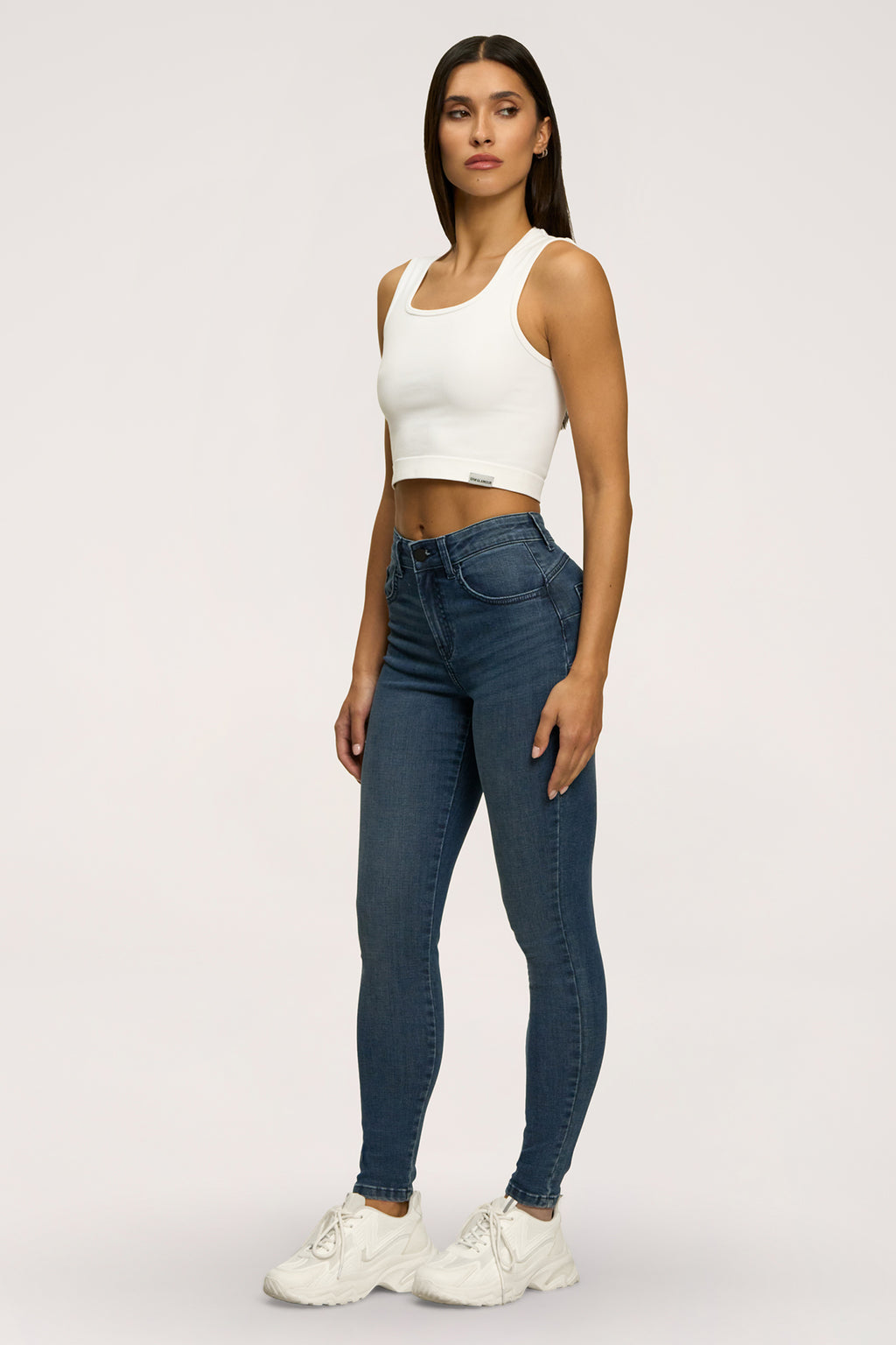 Skinny perfect slim jeans navy blue