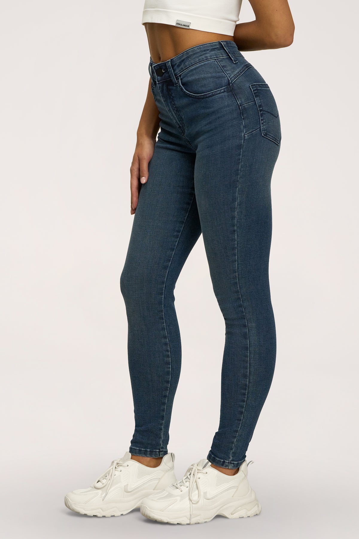 Skinny perfect slim jeans navy blue