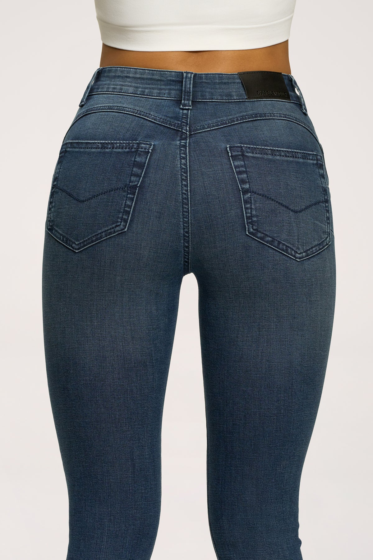 Skinny perfect slim jeans navy blue